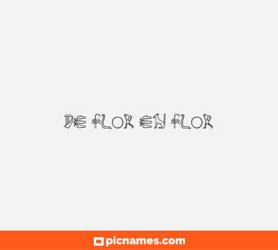 De Flor en Flor